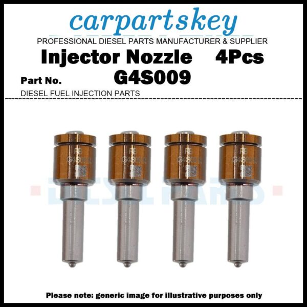 4x Injector Nozzle G4S009 for Toyota Hilux 2.8D 1GD-FTV 295700-0550? 23670-0E010
