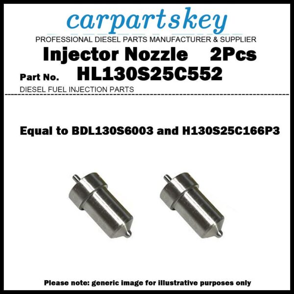 2x Injector Nozzle HL130S25C552 BDL130S6003 DL130S850 for Armstrong Siddeley