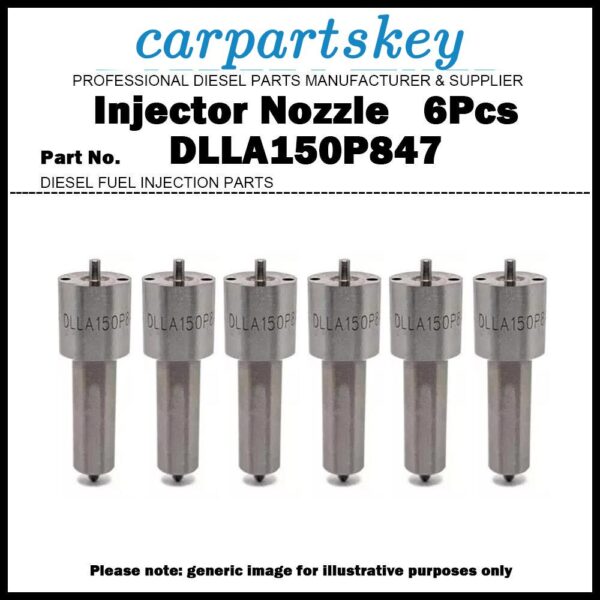6Pcs Injector Nozzle DLLA150P847 1409192 for Scania 124 G380 G420 P380 P420 DC12