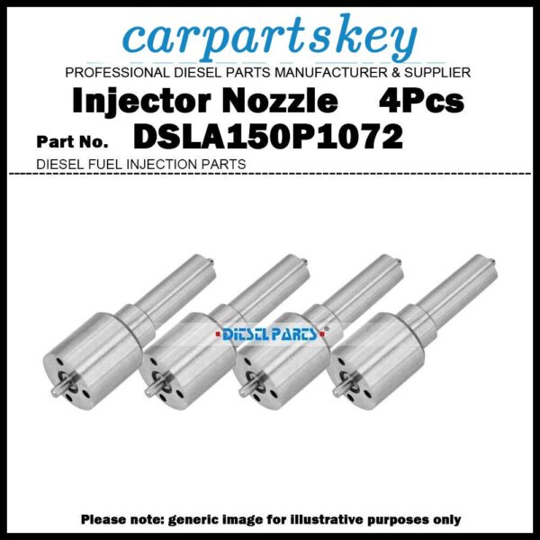4Pcs Injector Nozzle DSLA150P1072 for Toyota Yaris 1.4D 23670-0N010 23670-33030B