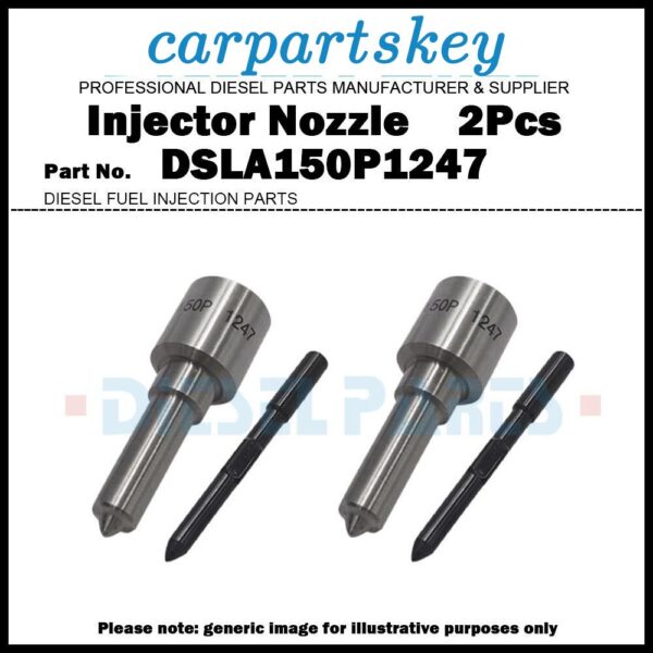 2x Injector Nozzle DSLA150P1247 for Audi VW Skoda 1.9TDI 038130073AG 038130079GX