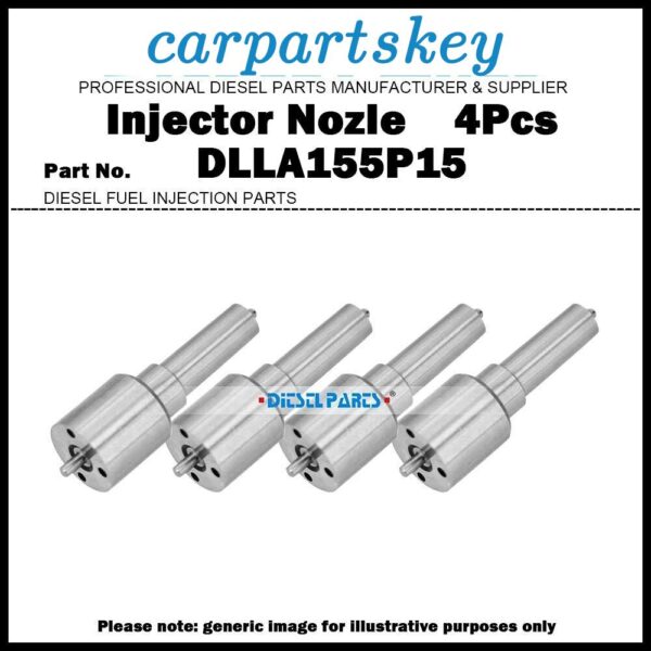4 Fuel Injector Nozzle DLLA155P15 093400-5150 for Mitsubishi K3D K4E K4D K4F K3E