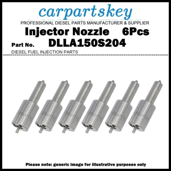 6x Fuel Injector Nozzle 5621914 0433271058 DLLA150S204 DOP150S432-4459 for VOLVO