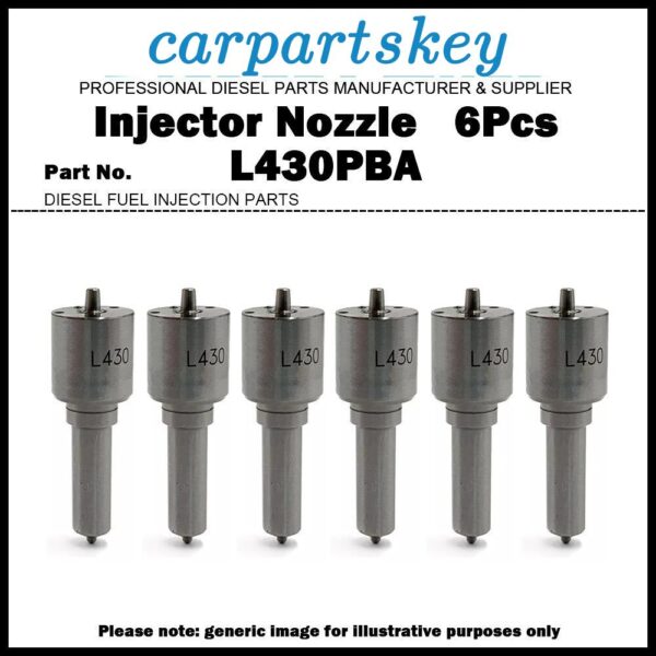 6x Fuel Injector Nozzle L430PBA for Perkins B06003A B06005A 28458241 28280901