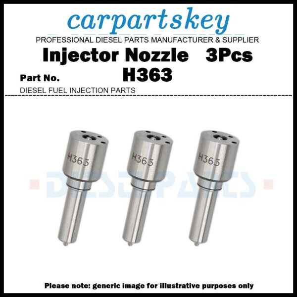 3Pcs Fuel Injector Nozzle H363 for VW Polo Skoda FABIA 1.2d 28231462 03P130277