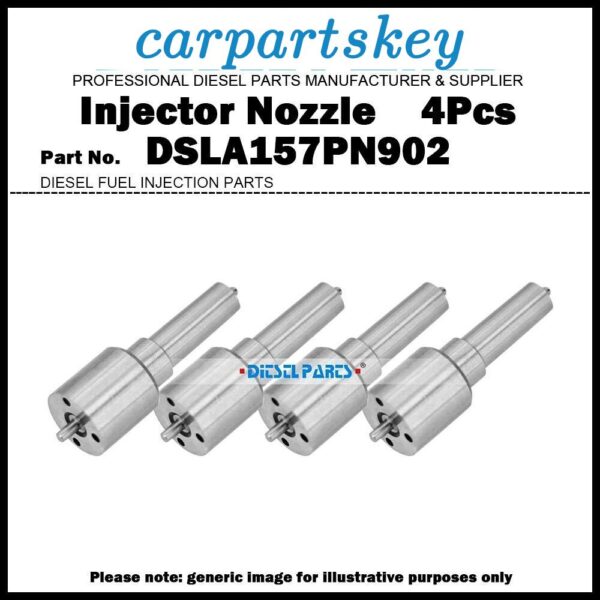 4Pcs Diesel Fuel Injector Nozzle DSLA157PN902 for UD Trucks Nissan Diesel BD30