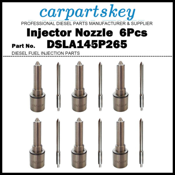 6Pcs Fuel Injector Nozzle 0433175033 DSLA145P265 for Cummins 6BTAA 0432133877