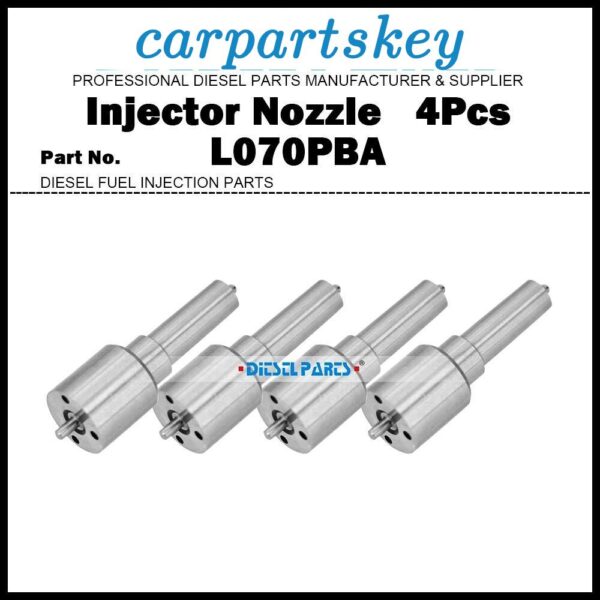 4x Fuel Injector Nozzle L070PBA 2645A638 for Perkins 1004.40TW 2645A054 B00903A