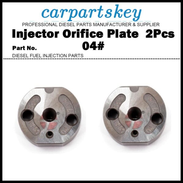 2x Injector Control Valve Orifice Plate 04# for 095000-5550 095000-6590 RE531209