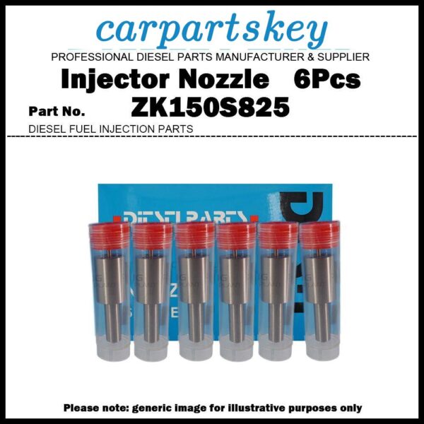 6Pcs Diesel Fuel Injector Nozzle Tips ZK150S825