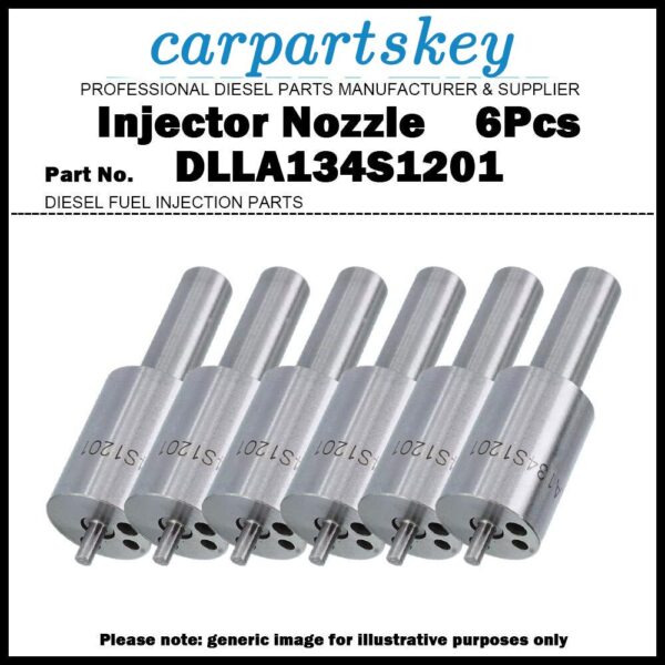 6Pcs Fuel Injector Nozzle DLLA134S1201 0433271680 for MERCEDES BENZ LK/LN2 OM364