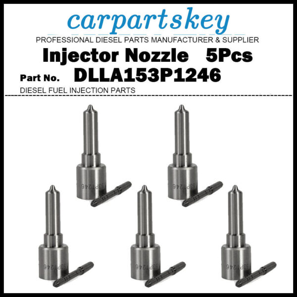5Pcs Fuel Injector Nozzle DLLA153P1246 for Sprinter 2.7L A6460700187 A6470700187