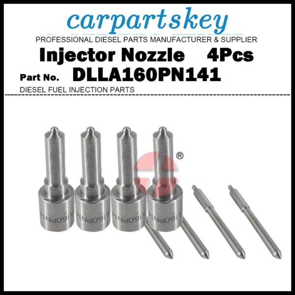 4Pcs Injector Nozzle 105017-1410 DLLA160PN141 for Hyundai HD72 D4AF / HD200 D4AE