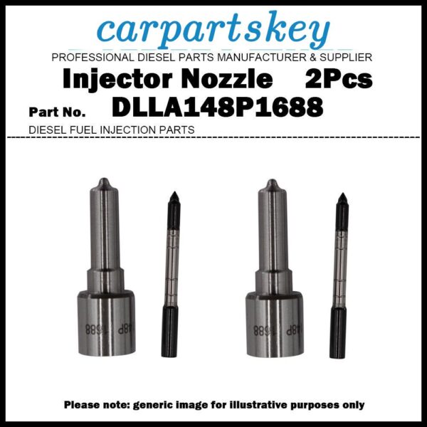 2x Fuel Injector Nozzle DLLA148P1688 for Yuchai YC4E YC6J 0445120110 0445120292