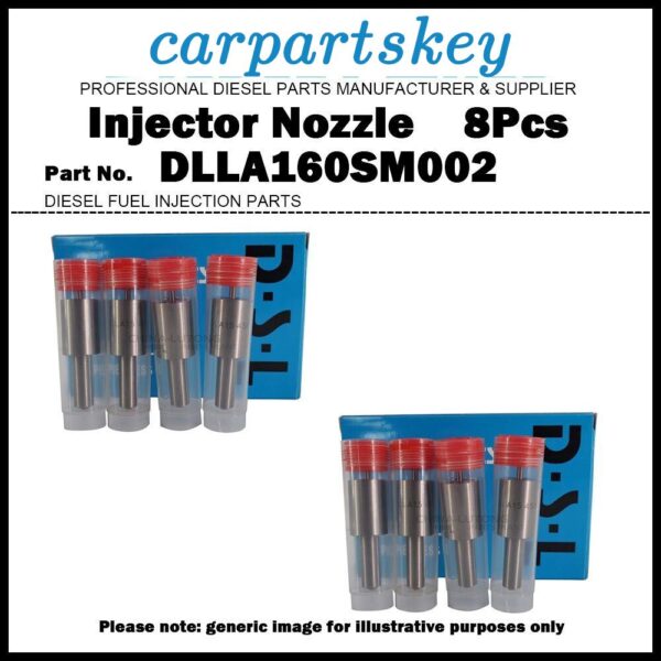 8Pcs Fuel Injector Nozzle 105025-0022 DLLA160SM002 for Nissan Big Thumb Quon RG8