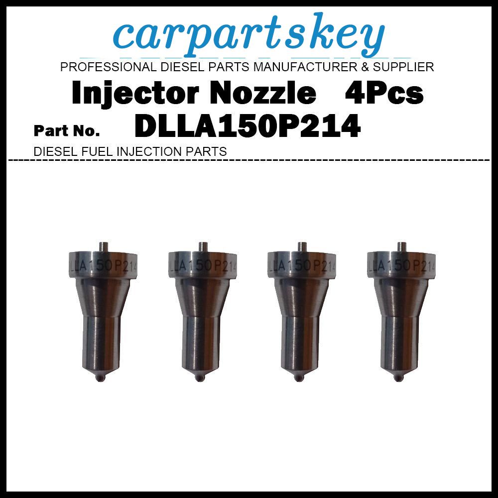4x Fuel Injector Nozzle DLLA150P214 119810-53000 DL-150P214 2645F609 for Yanmar
