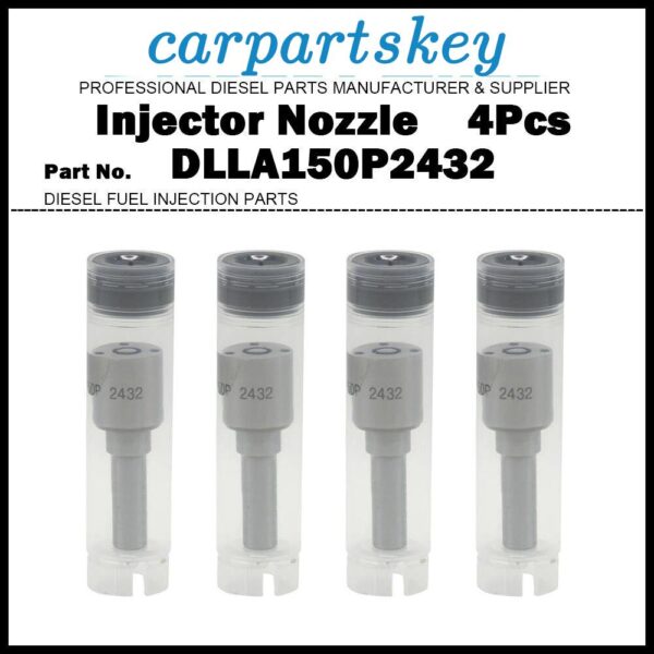 4x Injector Nozzle DLLA150P2432 for FIAT 500 Panda Fiorino Tipo 1.3d 0445110614