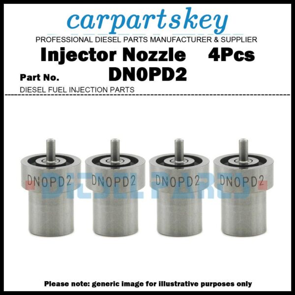 4x Diesel Fuel Injector Nozzle 0434150006 DN0PD2 DNOPD2 119620-53000 for Yanmar