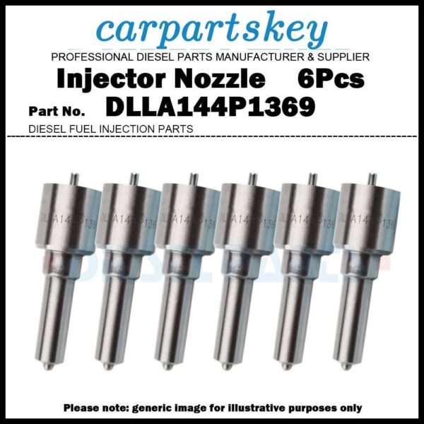 6x Fuel Injector Nozzle DLLA144P1369 for Deutz BF6M1013EC/FC 02113090 0432191292