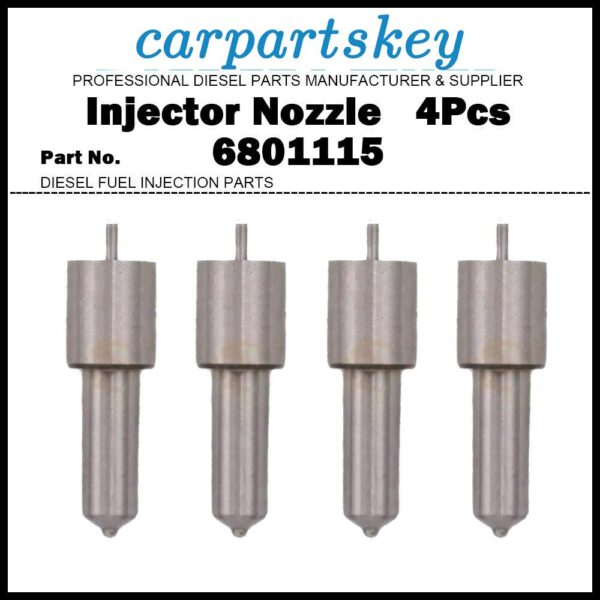 4x Injector Nozzle 6801115 for Massey Ferguson MF265 Hyster H60 H80 H90j Forlift