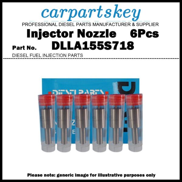 6x Diesel Fuel Injector Injection Nozzle Tips DLLA155S718 0433271343 F019122065