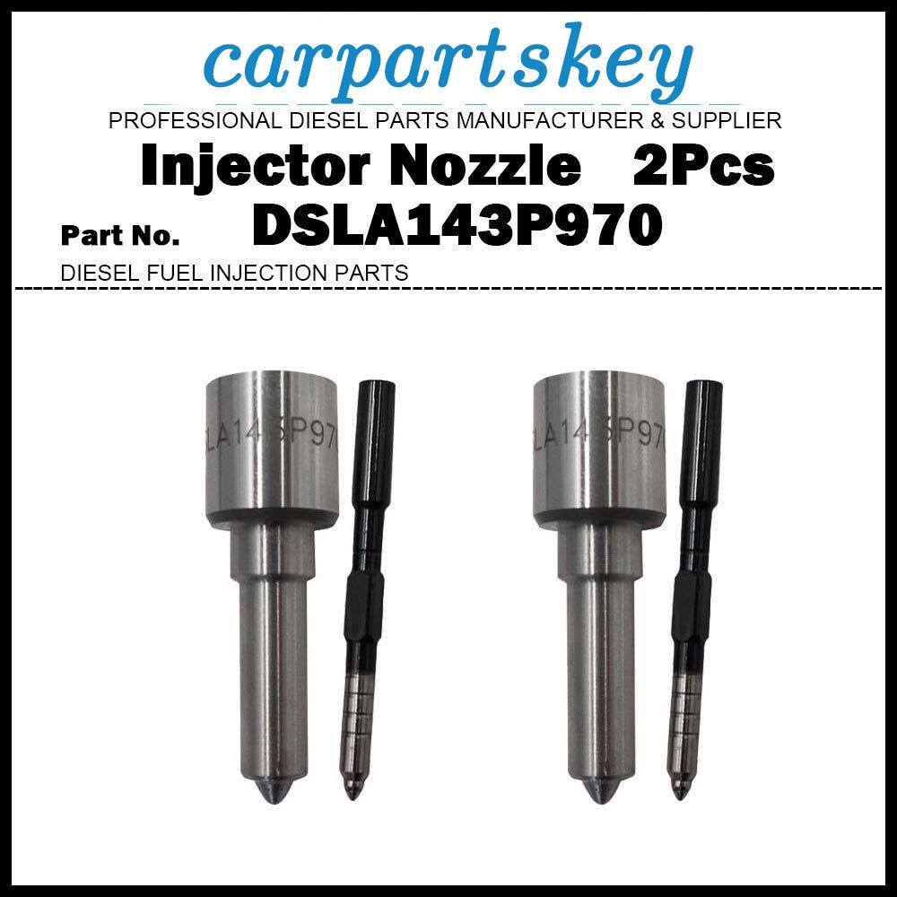 2Pcs Diesel Injector Nozzle DSLA143P970 for IVECO EuroCargo 3.9d 5.9d 0445120007