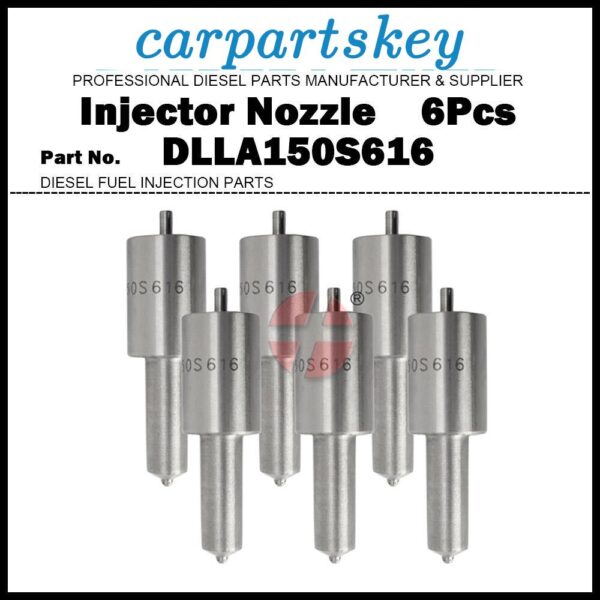 6Pcs Fuel Injector Nozzle 5621883 DLLA150S616 for SCANIA DS11 0432281747 232611