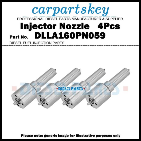 4x Diesel Fuel Injector Nozzle DLLA160PN059 for Mitsubishi Fuso 4D34T4 ME016989