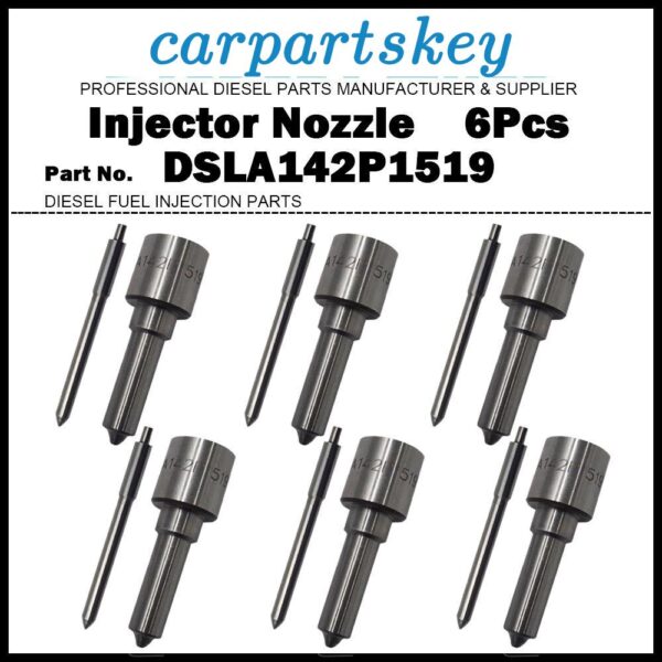 6Pcs Fuel Injector Nozzle 0433175463 DSLA142P1519 for TATA Volzhanin 0432193458