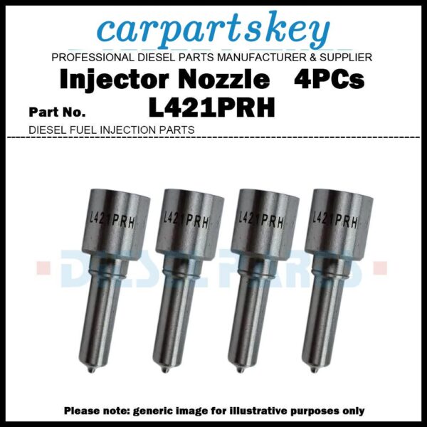 4x Fuel Injector Nozzle L421PRH for Ford Citroen Peugeot 2.0 28602948 9674984080