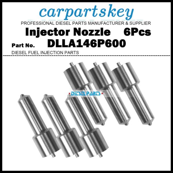 6x Fuel Injector Nozzle DLLA146P600 for Mercedes Benz 1935 O345 OM447LA OM449LA