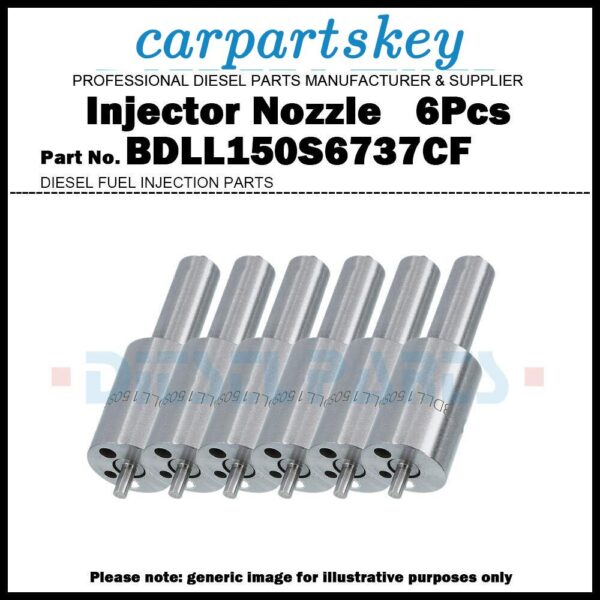 6Pcs Injector Nozzle 5621784 BDLL150S6737CF 1447391M1 for Perkins 4.236 6.354.4