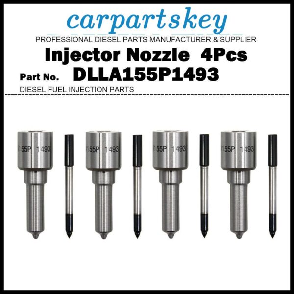 4Pcs Injector Nozzle DLLA155P1493 for Ford Ranger Mazda BT-50 2.5L WLAA-13-H50