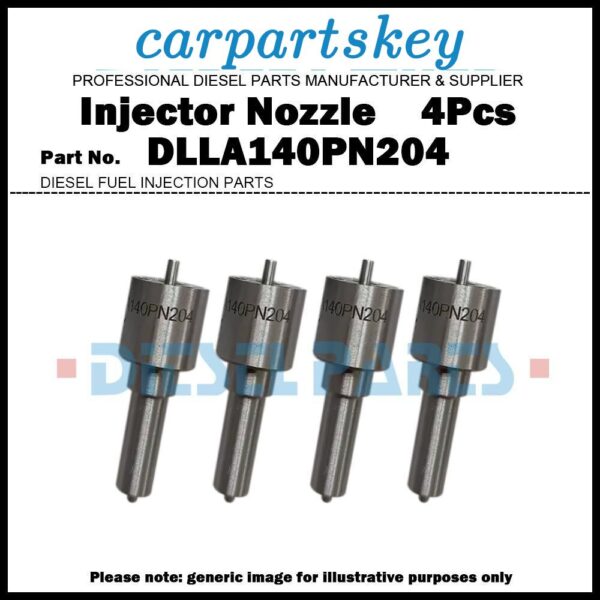 4x Fuel Injector Nozzle DLLA140PN204 for CAT 216 226 228 232 242 w/ 3034 Engine