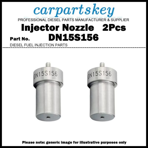 2Pcs Fuel Injector Nozzle 0434200021 40004500 DN15S156 for BOMAG Hatz E89 FG FL
