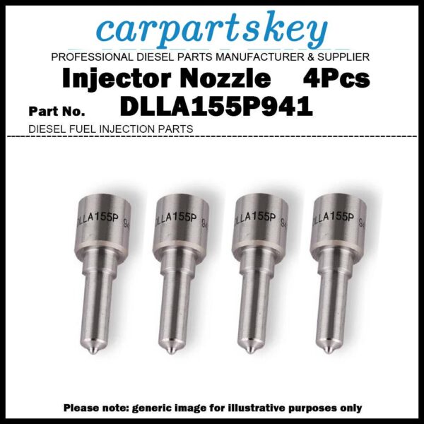 4x Fuel Injector Nozzle DLLA155P941 for Toyota Dyna N04C 23670-E0080 23670-79015