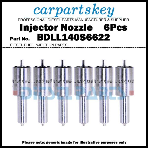 6Pcs Fuel Injector Nozzle 5621669 BDLL140S6622 713F9E527AAA for Ford Trucks
