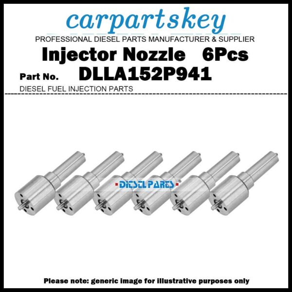 6x Diesel Fuel Injector Nozzle Tips DLLA152P941