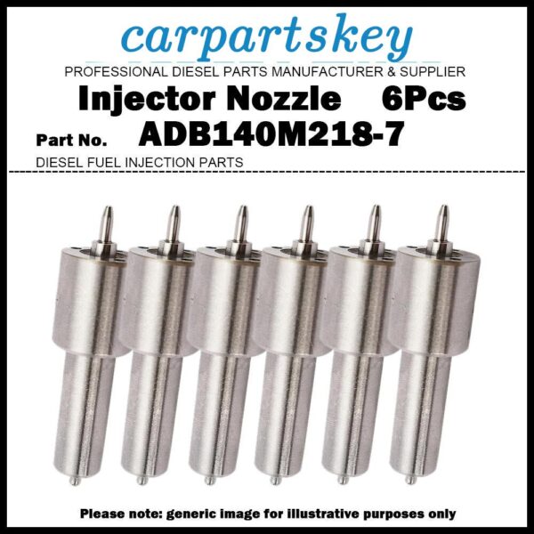 6Pcs Injector Nozzle ADB140M218-7 NBM771213 AAU9809 for Leyland EO402 NAJ1147Y05