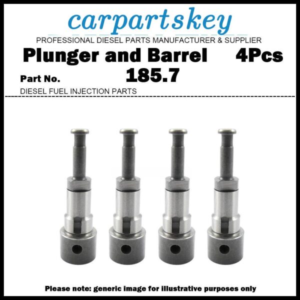 4x Plunger and Barrel 185.7 090150-1857 for Mitsubishi Fuso 4D31 4D30 4DR5 4DR7