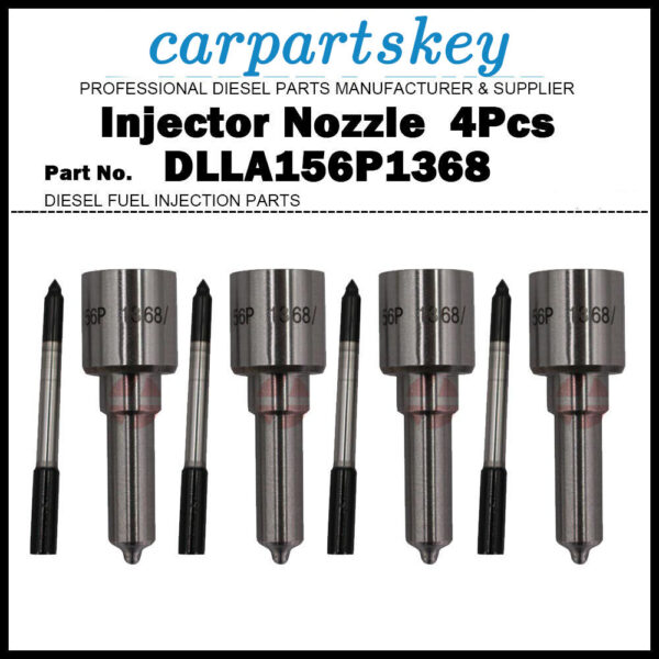 4Pcs Injector Nozzle DLLA156P1368 for Hyundai Kia 2.5CRDi 0445110186 0445110730