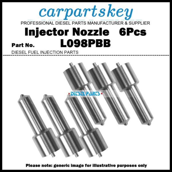 6x Injector Nozzle L098PBB for MACK E7 Renault MAGNUM 0432193671 0432193567