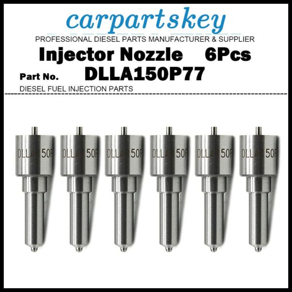 6Pcs Fuel Injector Nozzle DLLA150P77 fit TOYOTA Land Cruiser Coaster 4.2L 1HD-T