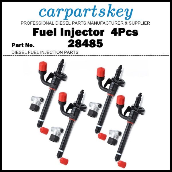 4Pcs Fuel Injector Pencil Nozzle 28485 RE36939 RE38087 for John Deere 6200 6300
