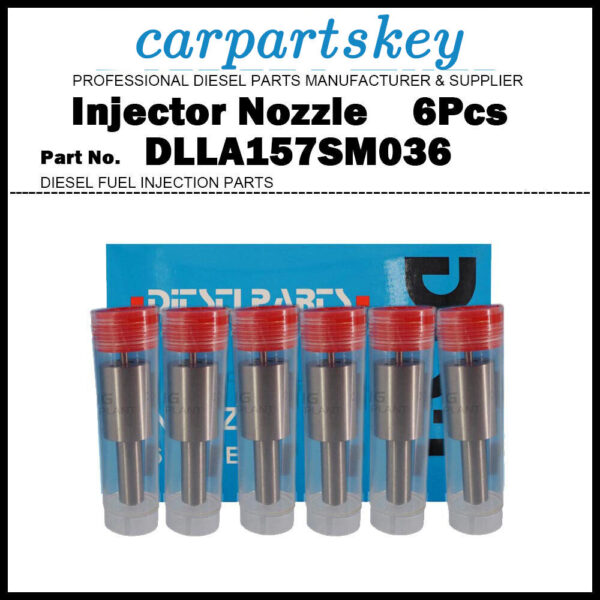 6Pcs Injector Nozzle DLLA157SM036 105025-0360 for Hino 300 Dutro 500 Ranger J08C
