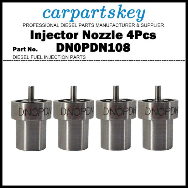 4Pcs Fuel Injector Nozzle DN0PDN108 for ISUZU ELF FARGO 4FC1-T 4EC1-T 4EE1-TC