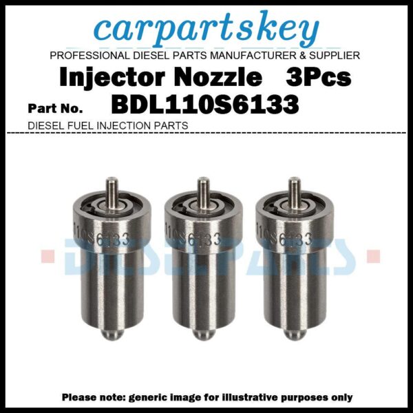 3Pcs Fuel Injector Nozzle 1851744M1 2646607 BDL110S6133 for Perkins 3.144 3.152