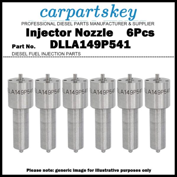 6Pcs Fuel Injector Nozzle DLLA149P541 for Renault Ares Kerax Maxter Premium 9.8D