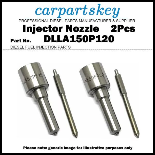 2x Diesel Fuel Injector Nozzle F019121120 DLLA150P120 for BRANCO BD 5.0 7.0 10.0