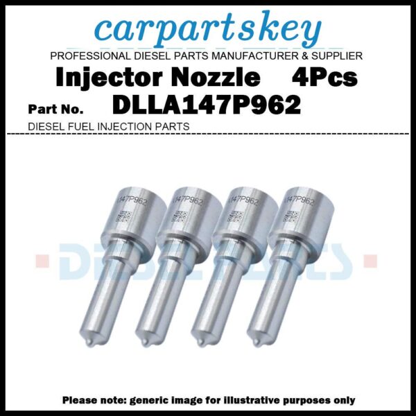 4x Injector Nozzle DLLA147P962 for Toyota Dyna 3.0 D-4D 23670-30120 23670-30230